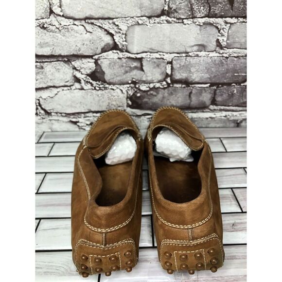 JP Tods Brown Leather Penny Loafers Driving Slip On Shoes Men Sz 10.5M US/44EU - Picture 14 of 16